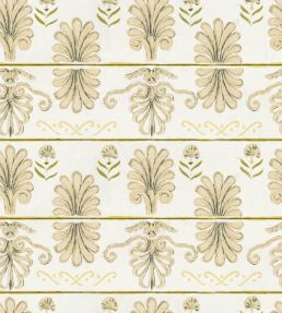 Mykonos Villa Wallpaper by MINDTHEGAP Taupe