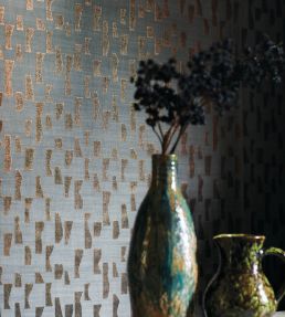 Mysa Wallpaper by Black Edition Pewter