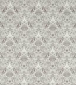 Nakuru Fabric by Clarke & Clarke Charcoal/Linen