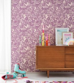 Napa Valley Wallpaper by Casadeco Bleu Vintage