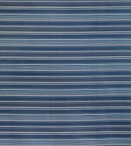 Narrow Anatolia Stripe Fabric by Madeaux 1 Navy