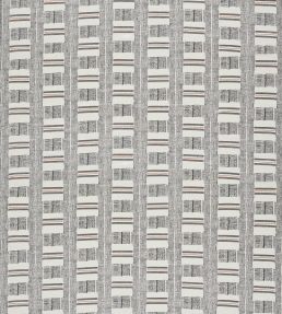 Naxos Fabric by Threads Ivory/Charcoal