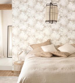 Nenuphar Wallpaper by Casadeco Vert Kaki