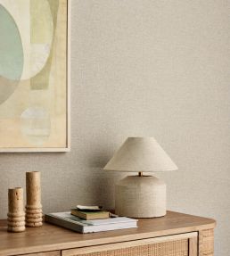 Neo Linen Embossed Wallpaper by Romo Fog