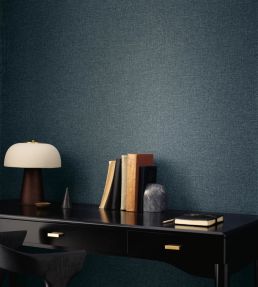 Neo Linen Embossed Wallpaper by Romo Fog