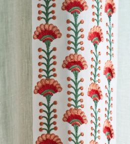 Neora Fabric by Jane Churchill Pink/Green