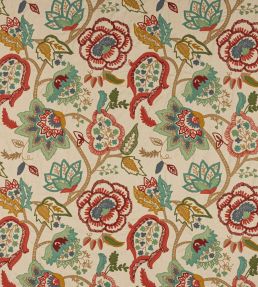 Nerello Fabric by Colefax and Fowler Red/Green