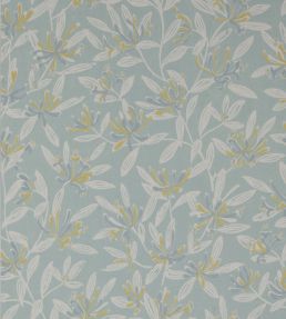 Nerissa Wallpaper by Jane Churchill Aqua