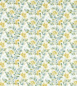 New Grove Cream Fabric by Studio G Denim / Citrus