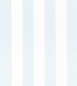 Newport Stripe Fabric by Thibaut Glacier and White