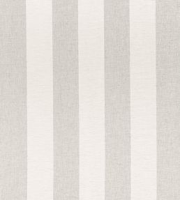 Newport Stripe Fabric by Thibaut Smoke and Linen