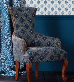 Lorette Fabric by Nina Campbell Green/Chocolate