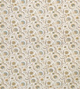 Baville Fabric by Nina Campbell Taupe/ Aqua