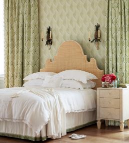 Bonnelles Fabric by Nina Campbell French Grey