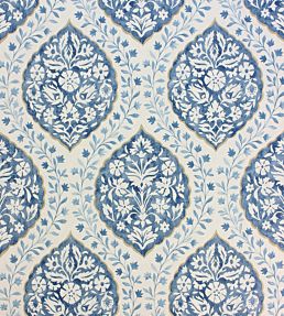 Marguerite Wallpaper by Nina Campbell Indigo/Blue