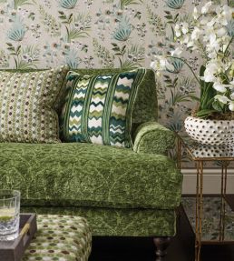 Brideshead Damask Fabric by Nina Campbell 6