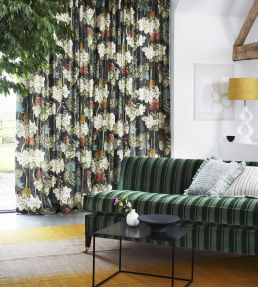 Ninfea Mania Fabric by Jim Thompson No.9 Royal