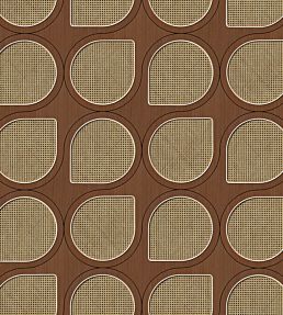 Drops Webbing Wallpaper by NLXL Mahogany
