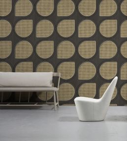 Drops Webbing Wallpaper by NLXL Grey