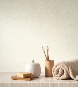 Nola Wallpaper by Casadeco Beige Creme