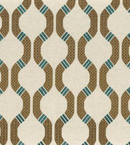 Nouvelle Orleans Fabric by Camengo Emeraude