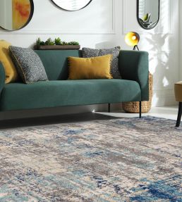 Asiatic Nova Illusion rug Blue NV40 NOVA120170NV40 Blue NV40