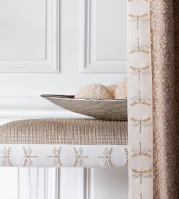 Nymph Beaded Border Trimming by Samuel & Sons Chestnut