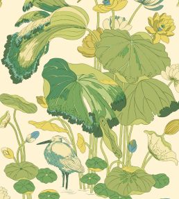 Nympheus Wallpaper by GP & J Baker Emerald