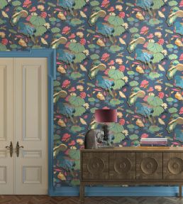 Nympheus Wallpaper by GP & J Baker Sunset