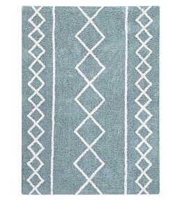 Oasis Natural Rug by Lorena Canals Vintage-Blue