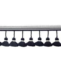 Oceanside Tassel Fringe Trimming by Samuel & Sons Navy