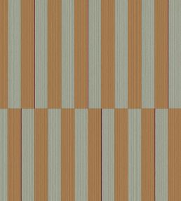Offset Stripe Wallpaper by Eijffinger Sage/Brown