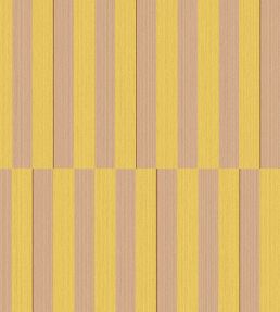 Offset Stripe Wallpaper by Eijffinger Yellow/Peach
