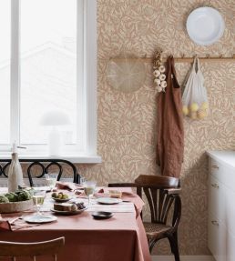 Olof Wallpaper by Sandberg Terracotta