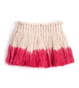 Ombre Fringe Trimming by Christopher Farr Cloth Hot Pink
