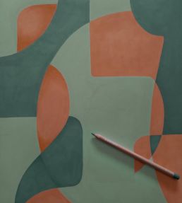 Op'art Wallpaper by Casadeco Gris / Noir