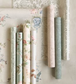 Origami Wallpaper by Eijffinger Green/Silver