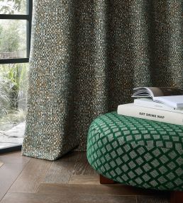 Orion Fabric by Clarke & Clarke Noir