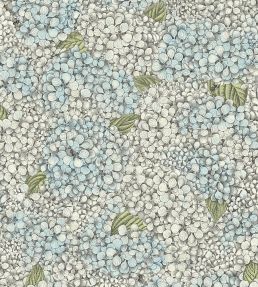 Ortensia Wallpaper by Cole & Son Blue & Cream