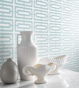 Kikko Trellis Wallpaper by Osborne & Little 2