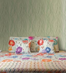 Poppies Stem Wallpaper by Missoni Wallcoverings Night