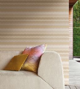 Zig Zag Multicolore Wallpaper by Missoni Wallcoverings 66