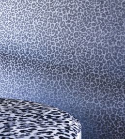 Pardus Wallpaper by Osborne & Little Metallic Silver/Pale Stone