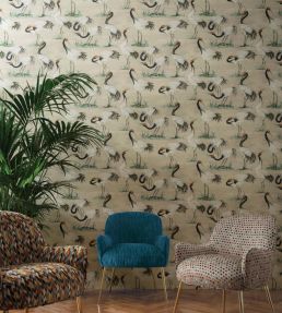 Cranes Wallpaper by Osborne & Little 2