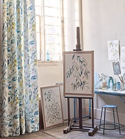 Otelie Fabric by Romo Cobalt