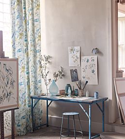 Otelie Fabric by Romo Cobalt