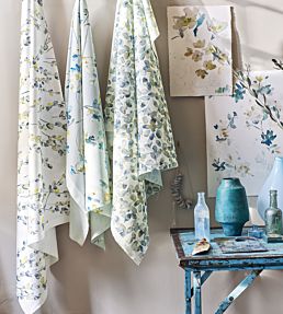 Otelie Fabric by Romo Cobalt