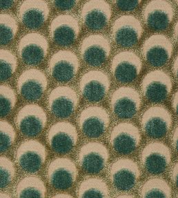 Ottoman Spot in Cut Velvet Fabric by Liberty Lichen