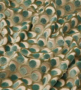 Ottoman Spot in Cut Velvet Fabric by Liberty Lichen