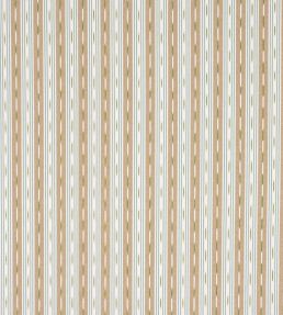 Oxley Stripe Fabric by Jane Churchill Beige/Aqua